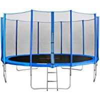 Los mejores  - SixBros. SixJump Trampolín Cama elástica de jardín - Escalera - Red de Seguridad - Lluvia Cobertura